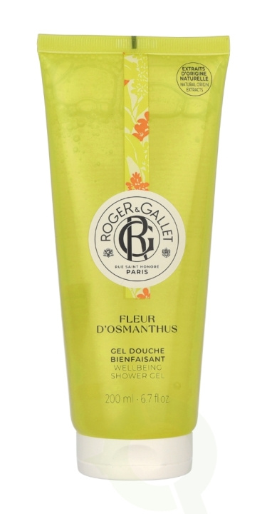 Roger & Gallet Fleur D\'Osmanthus Shower Gel 200 ml ryhmässä KAUNEUS JA TERVEYS / Ihonhoito / Kehon hoito / Kylpy- ja suihkugeelit @ TP E-commerce Nordic AB (C55149)