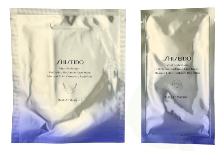 Shiseido Vital Perfection LiftDefine Radiance Face Mask Set 6 Piece 6 Pcs ryhmässä KAUNEUS JA TERVEYS / Ihonhoito / Kasvot / Naamiot @ TP E-commerce Nordic AB (C55725)