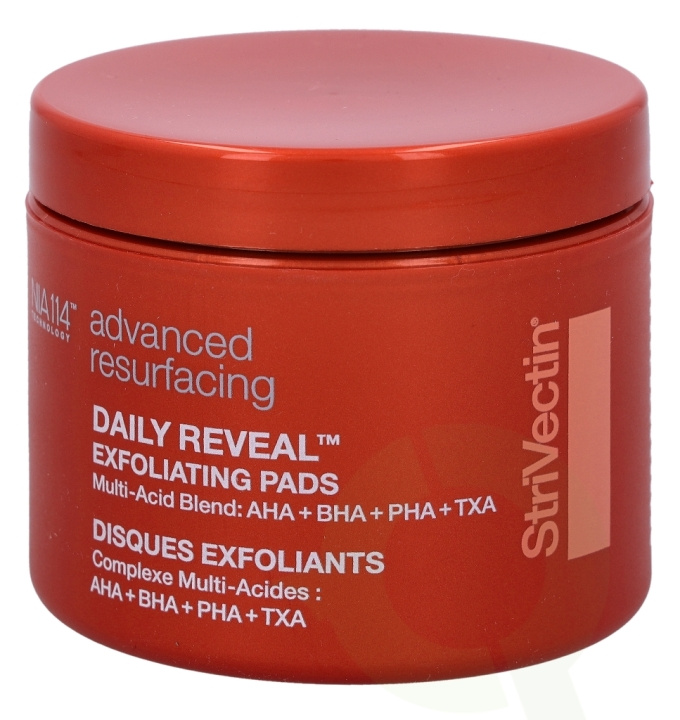 StriVectin Daily Reveal Exfoliating Pads 60 Piece ryhmässä KAUNEUS JA TERVEYS / Ihonhoito / Kasvot / Kuorinta @ TP E-commerce Nordic AB (C55891)