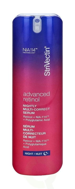 StriVectin Advanced Retinol Nightly Multi-Correct Serum 30 ml ryhmässä KAUNEUS JA TERVEYS / Ihonhoito / Kasvot / Seerumit iholle @ TP E-commerce Nordic AB (C55895)