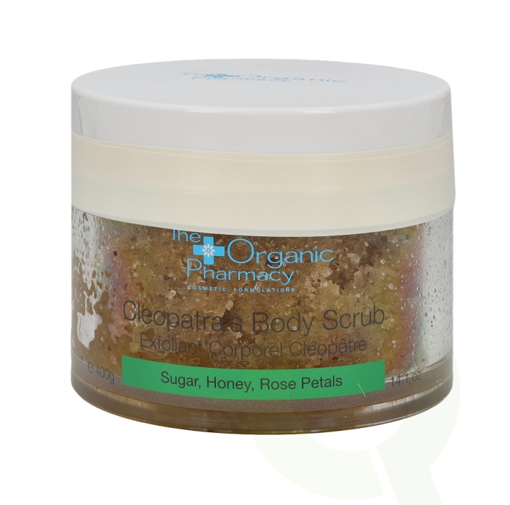 The Organic Pharmacy Cleopatra\'s Body Scrub 400 g Sugar, Honey & Rose Petals ryhmässä KAUNEUS JA TERVEYS / Ihonhoito / Kasvot / Kuorinta @ TP E-commerce Nordic AB (C56239)