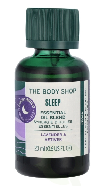 The Body Shop Sleep Essential Oil Blend 20 ml Lavender & Vetiver ryhmässä KAUNEUS JA TERVEYS / Ihonhoito / Kehon hoito / Vartaloöljy @ TP E-commerce Nordic AB (C56365)