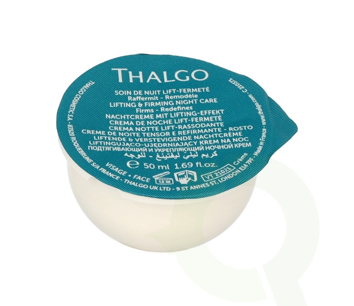 Thalgo Silicium Lifting & Firming Night Care - Refill 50 ml ryhmässä KAUNEUS JA TERVEYS / Ihonhoito / Kasvot / Yövoide @ TP E-commerce Nordic AB (C56514)