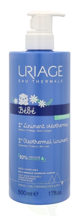 Uriage Bebe 1st Oleothermal Liniment 500 ml ryhmässä LELUT, TUOTTEET LAPSILLE JA VAUVOILLE / Vauvatuotteet / Hoito ja hygienia @ TP E-commerce Nordic AB (C56559)