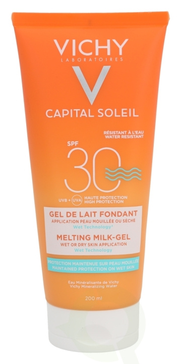 Vichy Ideal Soleil Ultra-Melting Milk Gel SPF30 200 ml ryhmässä KAUNEUS JA TERVEYS / Ihonhoito / Rusketus / Aurinkosuoja @ TP E-commerce Nordic AB (C56633)