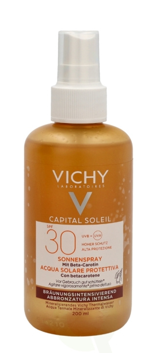 Vichy Ideal Soleil Solar Protective Water Enhanced SPF30 200 ml ryhmässä KAUNEUS JA TERVEYS / Ihonhoito / Rusketus / Aurinkosuoja @ TP E-commerce Nordic AB (C56649)