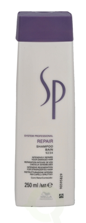 Wella SP - Repair Shampoo 250 ml For Damaged Hair ryhmässä KAUNEUS JA TERVEYS / Hiukset &Stailaus / Hiustenhoito / Shampoo @ TP E-commerce Nordic AB (C56841)