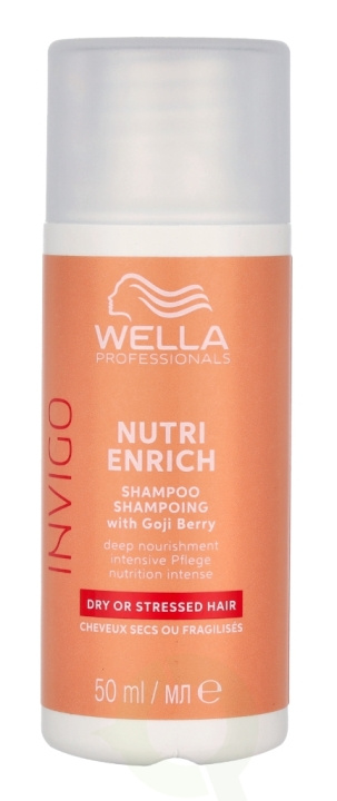 Wella Invigo - Nutri-Enrich Deep Nourishing Shampoo 50 ml With Goij Berry/Dry Or Stressed Hair ryhmässä KAUNEUS JA TERVEYS / Hiukset &Stailaus / Hiustenhoito / Shampoo @ TP E-commerce Nordic AB (C56866)