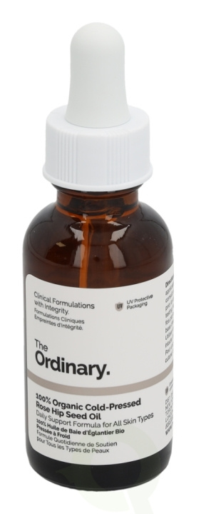 The Ordinary 100% Organic Rose Hip Seed Oil 30 ml For All Skin Types ryhmässä KAUNEUS JA TERVEYS / Ihonhoito / Kasvot / Kasvoöljy @ TP E-commerce Nordic AB (C56915)