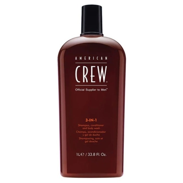 American Crew Classic 3-in-1 1000ml ryhmässä KAUNEUS JA TERVEYS / Hiukset &Stailaus / Hiustenhoito / Shampoo @ TP E-commerce Nordic AB (C56935)