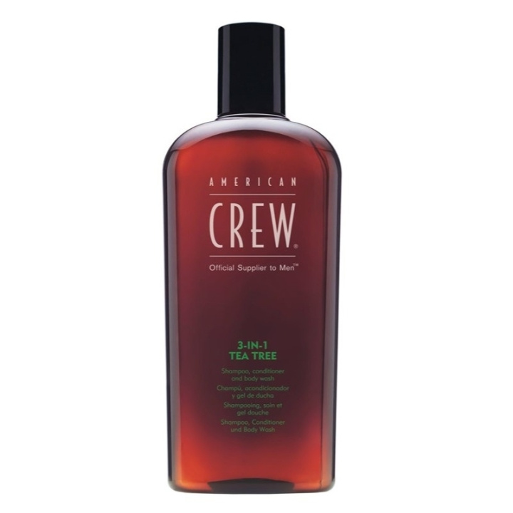 American Crew Classic 3-in-1 Tea Tree 250ml ryhmässä KAUNEUS JA TERVEYS / Hiukset &Stailaus / Hiustenhoito / Shampoo @ TP E-commerce Nordic AB (C56940)