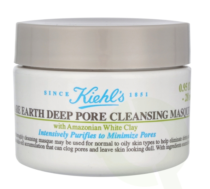 Kiehl\'s Rare Earth Deep Pore Cleansing Masque 28 ml ryhmässä KAUNEUS JA TERVEYS / Ihonhoito / Kasvot / Kasvovoide @ TP E-commerce Nordic AB (C57048)