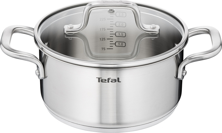 Tefal Virtuoso -kattila, 20 cm / 3 L, ruostumaton teräs ryhmässä KOTI, TALOUS JA PUUTARHA / Keittiövälineet / Padat ja kattilat @ TP E-commerce Nordic AB (C57451)