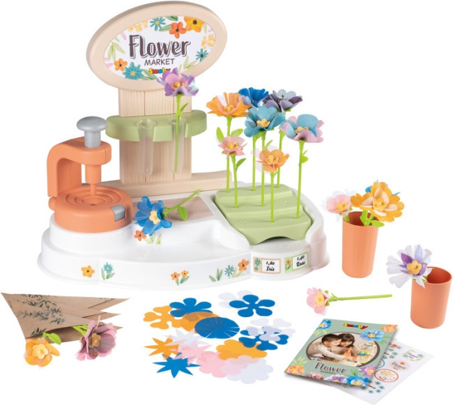 Smoby SAS Smoby Flower Market - kukkakauppa leikkisetti ryhmässä LELUT, TUOTTEET LAPSILLE JA VAUVOILLE / Leikkikalut, Askartelu &Pelit / Käsityöt @ TP E-commerce Nordic AB (C57831)