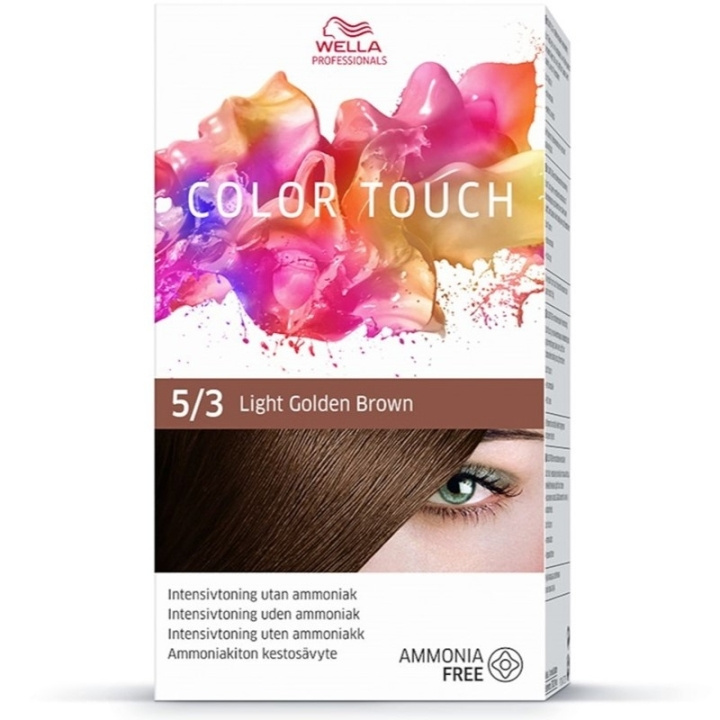 Wella Color Touch Rich Naturals 5/3 Light Golden Brown ryhmässä KAUNEUS JA TERVEYS / Hiukset &Stailaus / Hiustenhoito / Hiusväri / Hiusväri & Väripommi @ TP E-commerce Nordic AB (C57917)