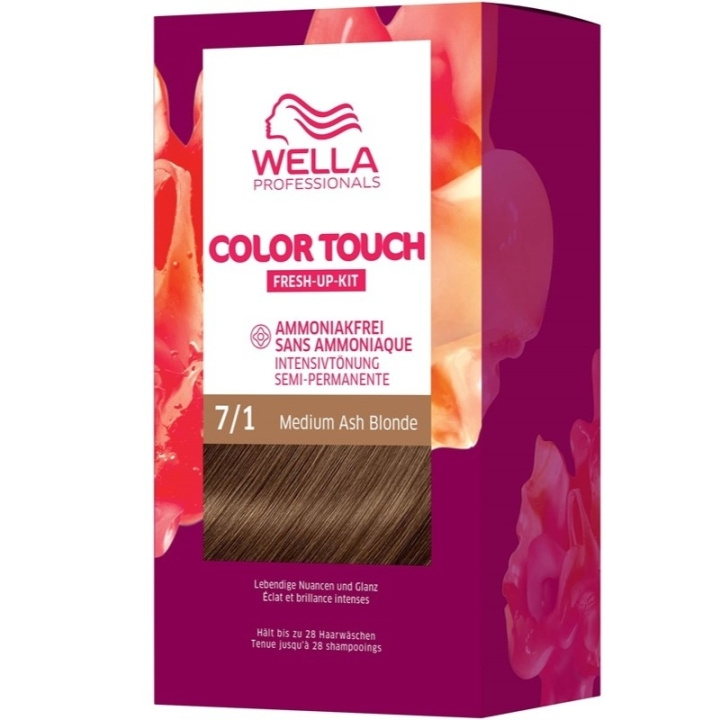 Wella Color Touch Rich Naturals 7/1 Medium Ash Blonde ryhmässä KAUNEUS JA TERVEYS / Hiukset &Stailaus / Hiustenhoito / Hiusväri / Hiusväri & Väripommi @ TP E-commerce Nordic AB (C57927)