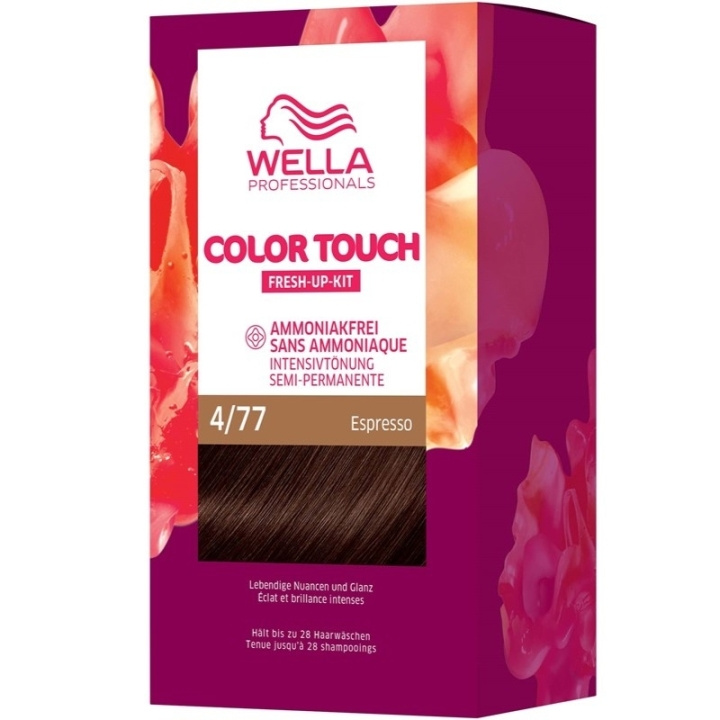 Wella Color Touch Deep Browns 4/77 Espresso ryhmässä KAUNEUS JA TERVEYS / Hiukset &Stailaus / Hiustenhoito / Hiusväri / Hiusväri & Väripommi @ TP E-commerce Nordic AB (C57932)