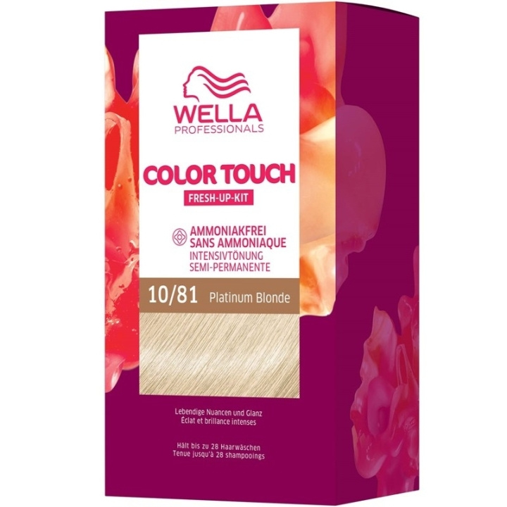 Wella Color Touch Rich Naturals 10/81 Platinum Blonde ryhmässä KAUNEUS JA TERVEYS / Hiukset &Stailaus / Hiustenhoito / Hiusväri / Hiusväri & Väripommi @ TP E-commerce Nordic AB (C57935)