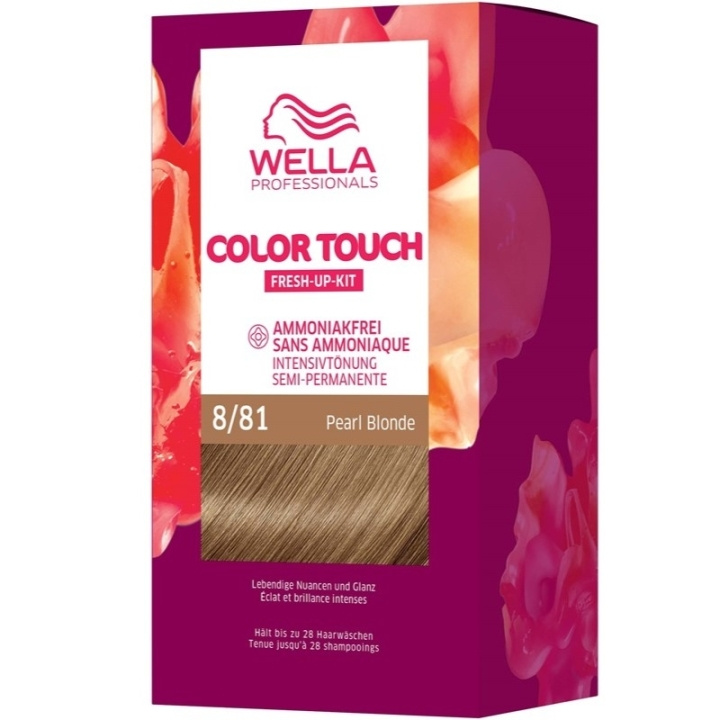 Wella Color Touch Rich Naturals 8/81 Pearl Blonde ryhmässä KAUNEUS JA TERVEYS / Hiukset &Stailaus / Hiustenhoito / Hiusväri / Hiusväri & Väripommi @ TP E-commerce Nordic AB (C57936)