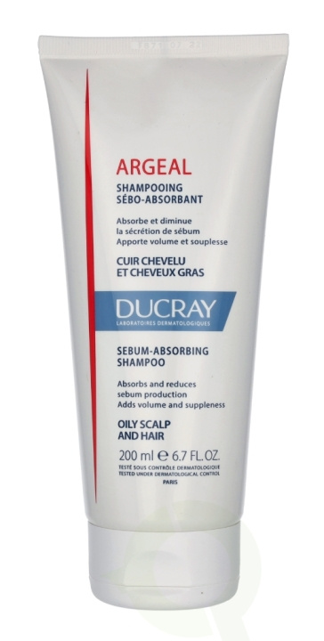 Ducray Argeal Serum-Absorbing Shampoo 200 ml ryhmässä KAUNEUS JA TERVEYS / Hiukset &Stailaus / Hiustenhoito / Shampoo @ TP E-commerce Nordic AB (C58241)