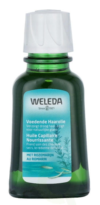 Weleda Nourishing Hair Oil 50 ml With Rosemary ryhmässä KAUNEUS JA TERVEYS / Hiukset &Stailaus / Hiustenhoito / Hiusöljy @ TP E-commerce Nordic AB (C58282)