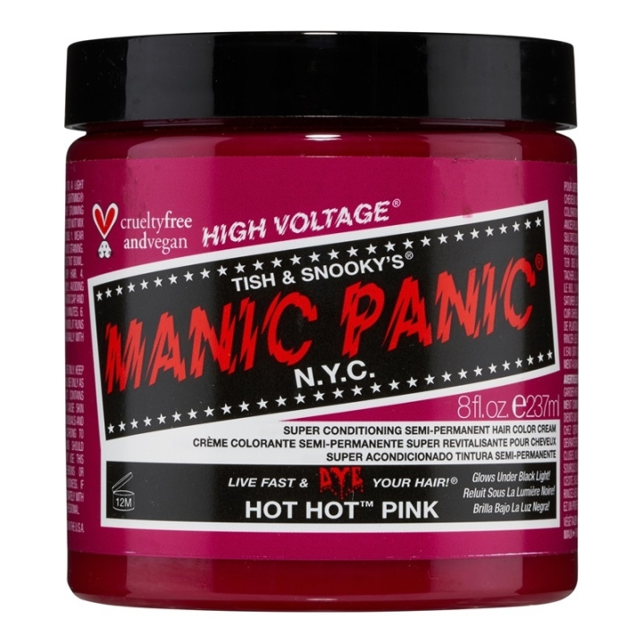 Manic Panic Hot Hot Pink Classic Creme 237ml ryhmässä KAUNEUS JA TERVEYS / Hiukset &Stailaus / Hiustenhoito / Hiusväri / Hiusväri & Väripommi @ TP E-commerce Nordic AB (C58356)