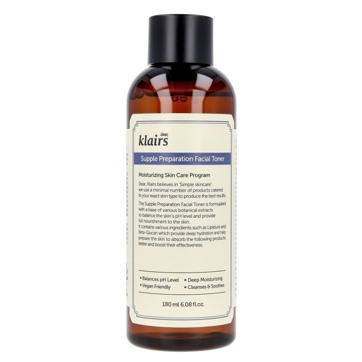 Klairs Supple Preparation Facial Toner 180ml ryhmässä KAUNEUS JA TERVEYS / Ihonhoito / Kasvot / Puhdistus @ TP E-commerce Nordic AB (C58409)