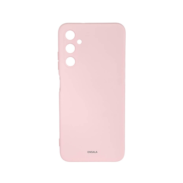 Onsala Backcover Sil Touch Samsung A05s 4G Chalk Pink ryhmässä ÄLYPUHELIMET JA TABLETIT / Puhelimen suojakotelo / Samsung @ TP E-commerce Nordic AB (C58603)