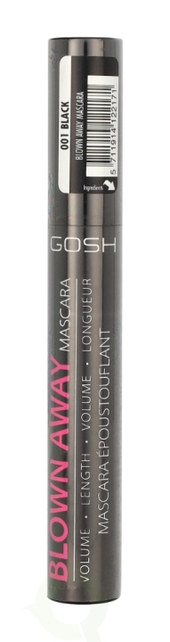 Gosh Blown Away Mascara 10 ml Black ryhmässä KAUNEUS JA TERVEYS / Meikit / Silmät ja kulmat / Ripsiväri @ TP E-commerce Nordic AB (C58745)