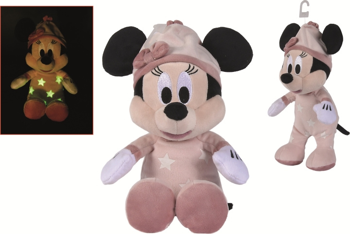 Disney Sleep Well Minni Hiiri - pimeässä hohtava pehmo, 25 cm ryhmässä LELUT, TUOTTEET LAPSILLE JA VAUVOILLE / Lelut vauvoille (0-3v) / Pehmolelut @ TP E-commerce Nordic AB (C58877)