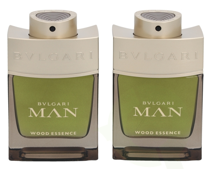 Bvlgari Man Wood Essence Duo Set 120 ml EDP - 2x60ml ryhmässä KAUNEUS JA TERVEYS / Lahjapakkaukset / Miesten lahjapakkaukset @ TP E-commerce Nordic AB (C59045)