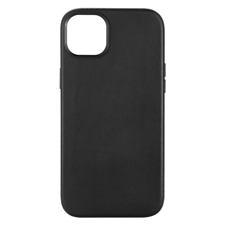 Essentials iPhone 14 Plus Leather Mag back cover, Black ryhmässä ÄLYPUHELIMET JA TABLETIT / Puhelimen suojakotelo / Apple / iPhone 14 @ TP E-commerce Nordic AB (C59510)