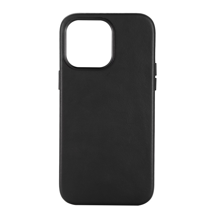 Essentials iPhone 14 Pro Max Leather Mag back cover,Blk ryhmässä ÄLYPUHELIMET JA TABLETIT / Puhelimen suojakotelo / Apple / iPhone 14 @ TP E-commerce Nordic AB (C59512)