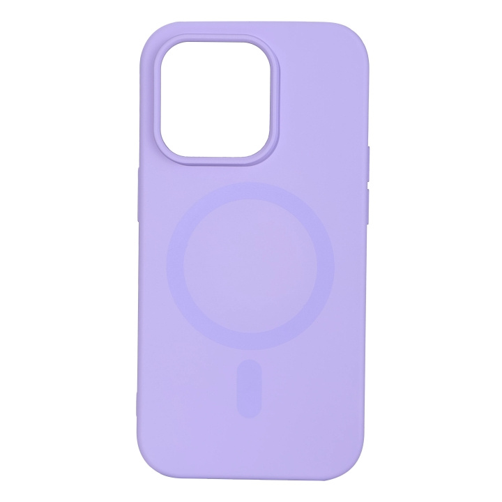 Essentials iPhone 14 Pro Silicone Mag back cover, Purple ryhmässä ÄLYPUHELIMET JA TABLETIT / Puhelimen suojakotelo / Apple / iPhone 14 @ TP E-commerce Nordic AB (C59518)