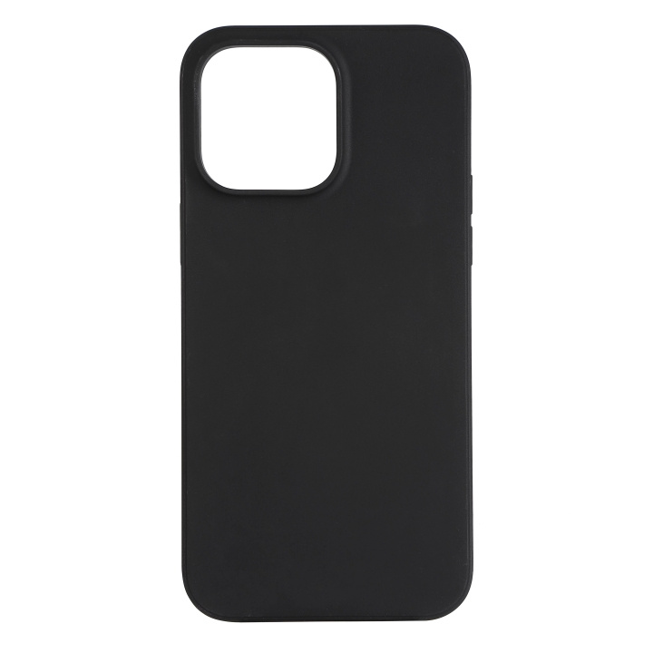 Essentials iPhone 14 Pro Max recycled TPU cover, black ryhmässä ÄLYPUHELIMET JA TABLETIT / Puhelimen suojakotelo / Apple / iPhone 14 @ TP E-commerce Nordic AB (C59527)