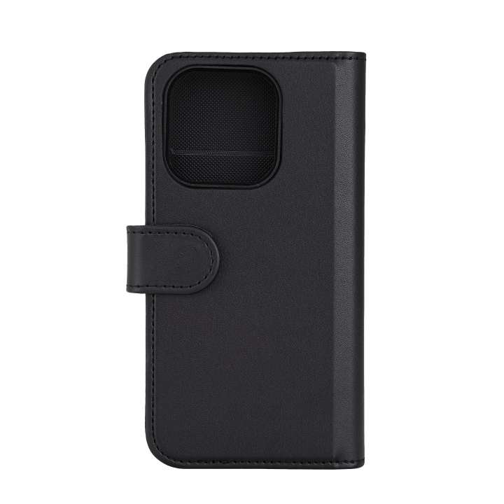 DELTACO Wallet case, 2-in-1, iPhone 15 Pro, magnetic cover, black ryhmässä ÄLYPUHELIMET JA TABLETIT / Puhelimen suojakotelo / Apple / iPhone 15 @ TP E-commerce Nordic AB (C59537)