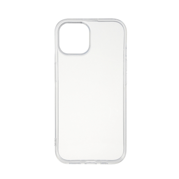 Essentials iPhone 15 TPU back cover, transparent ryhmässä ÄLYPUHELIMET JA TABLETIT / Puhelimen suojakotelo / Apple / iPhone 15 @ TP E-commerce Nordic AB (C59539)