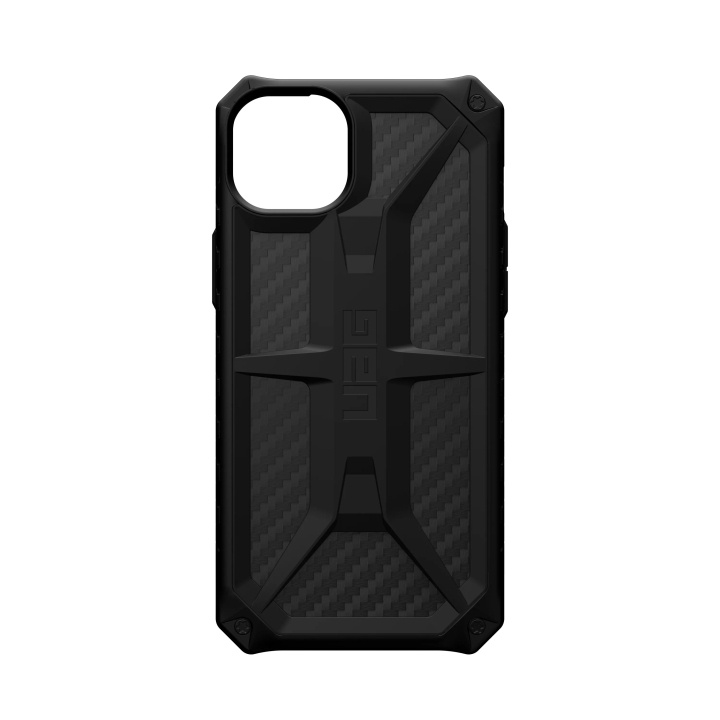 Urban Armor Gear iPhone 14 Plus Monarch - Carbon Fiber ryhmässä ÄLYPUHELIMET JA TABLETIT / Puhelimen suojakotelo / Apple / iPhone 14 @ TP E-commerce Nordic AB (C59622)