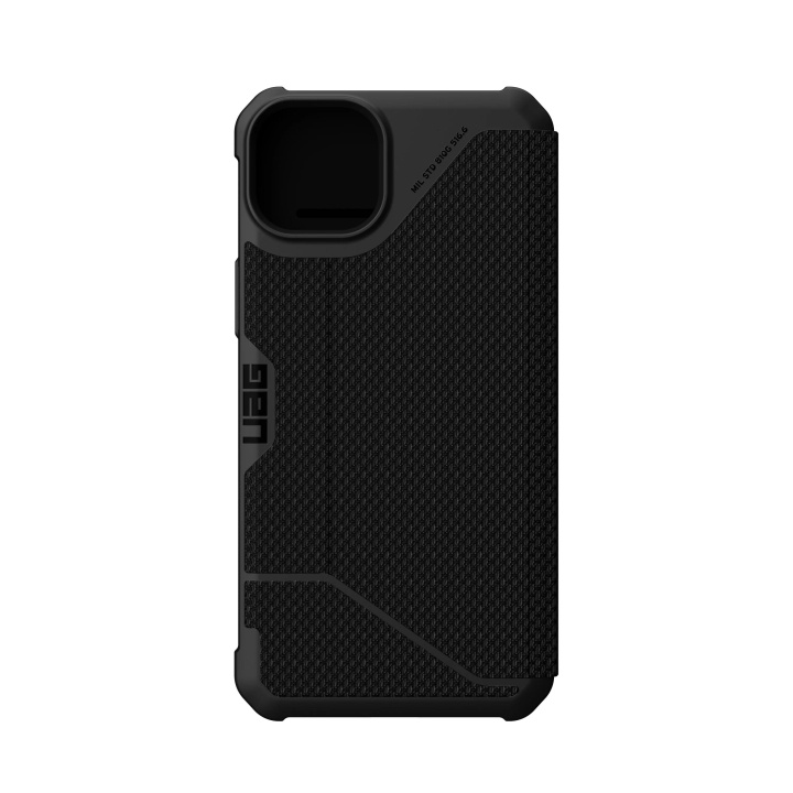 Urban Armor Gear iPhone 14 Plus Metropolis, wallet, Kevlar Black ryhmässä ÄLYPUHELIMET JA TABLETIT / Puhelimen suojakotelo / Apple / iPhone 14 @ TP E-commerce Nordic AB (C59637)