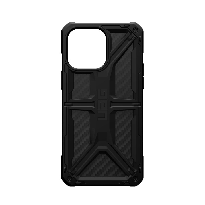 Urban Armor Gear iPhone 14 Pro Max Monarch - Carbon Fiber ryhmässä ÄLYPUHELIMET JA TABLETIT / Puhelimen suojakotelo / Apple / iPhone 14 @ TP E-commerce Nordic AB (C59678)