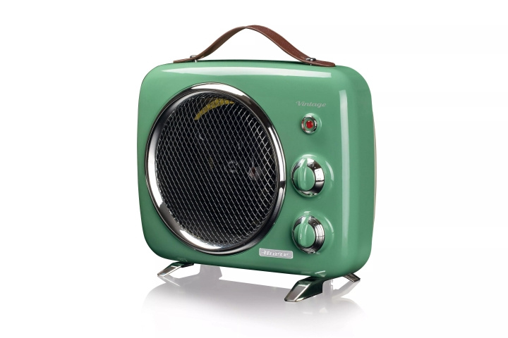 Ariete Vintage fan heater Retro 2000w, Green ryhmässä KOTI, TALOUS JA PUUTARHA / Tuulettimet ja ilmastointilaitteet / Lämpöpuhaltimet @ TP E-commerce Nordic AB (C59919)