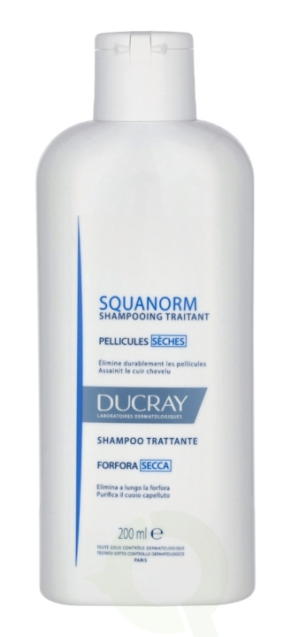 Ducray Squanorm Anti-Dandruff Treatment Shampoo 200 ml ryhmässä KAUNEUS JA TERVEYS / Hiukset &Stailaus / Hiustenhoito / Shampoo @ TP E-commerce Nordic AB (C60335)