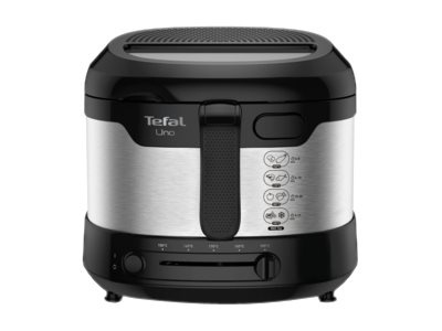 Tefal Uno M Fritös 1,8 liter Rostfritt stål ryhmässä KOTI, TALOUS JA PUUTARHA / Kodinkoneet / Airfryers ja rasvakeittimet @ TP E-commerce Nordic AB (C60926)