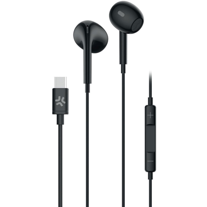 Celly UP1300 Stereoheadset Drop USB-C Svart ryhmässä KODINELEKTRONIIKKA / Ääni & Kuva / Kuulokkeet & Tarvikkeet / Kuulokkeet @ TP E-commerce Nordic AB (C61390)