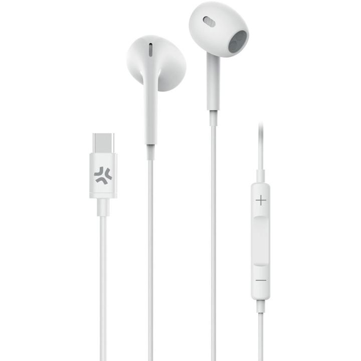 Celly UP1300 Stereoheadset Drop USB-C Vit ryhmässä KODINELEKTRONIIKKA / Ääni & Kuva / Kuulokkeet & Tarvikkeet / Kuulokkeet @ TP E-commerce Nordic AB (C61391)