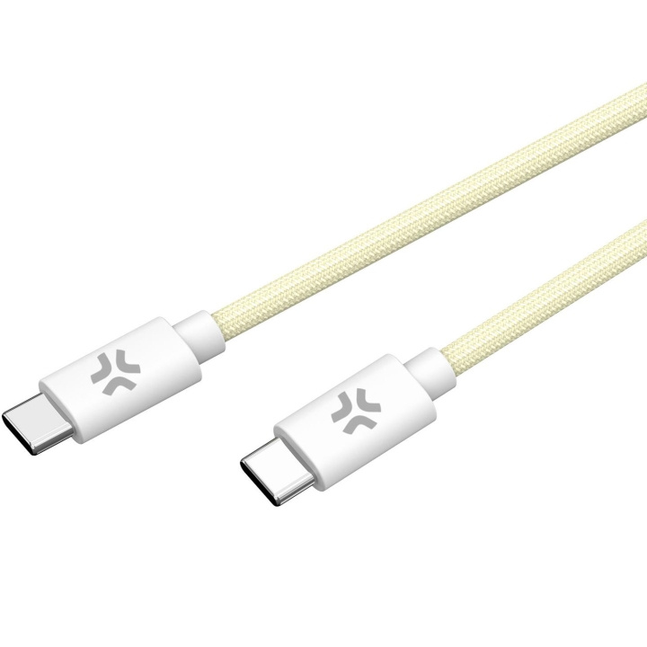 Celly USB-C - USB-C-kabel 60W 1,5 m Gul ryhmässä ÄLYPUHELIMET JA TABLETIT / Laturit & Kaapelit / Kaapelit / Tyyppi C -kaapelit @ TP E-commerce Nordic AB (C61398)