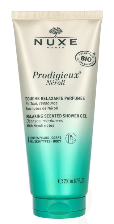 Nuxe Prodigieux Neroli Relaxing Scented Shower Gel 200 ml ryhmässä KAUNEUS JA TERVEYS / Ihonhoito / Kehon hoito / Kylpy- ja suihkugeelit @ TP E-commerce Nordic AB (C61489)