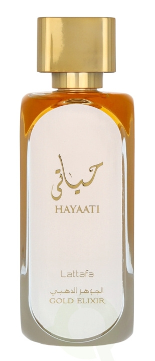 Lattafa Hayaati Gold Elixir Women Edp Spray 100 ml ryhmässä KAUNEUS JA TERVEYS / Tuoksut & Parfyymit / Parfyymit / Naisten Tuoksut @ TP E-commerce Nordic AB (C61492)