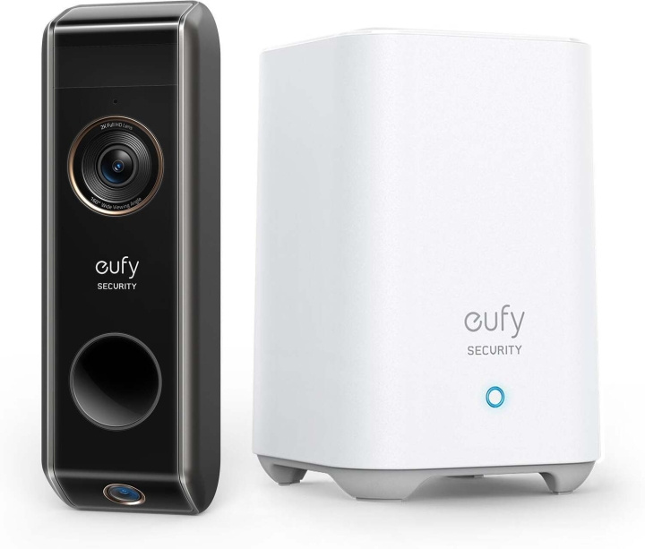 Anker eufy Video Doorbell Dual 2K -video-ovikello kahdella kameralla, sisältää kotiaseman ryhmässä KOTI, TALOUS JA PUUTARHA / Hälytys ja turvallisuus / Ovikellot @ TP E-commerce Nordic AB (C61610)