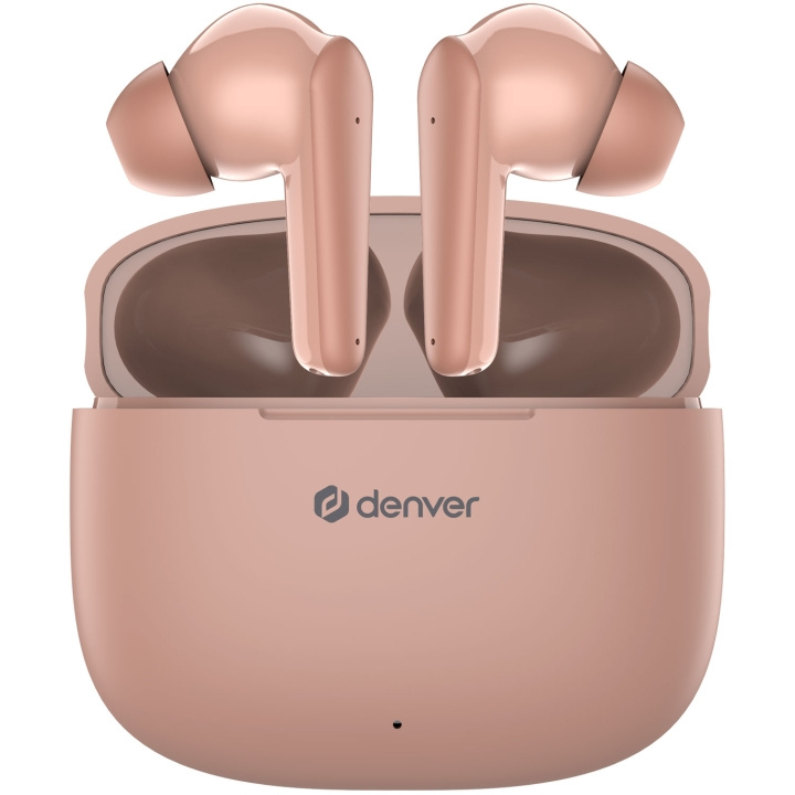 Denver TWE-48DR True wireless Bluetooth hörlur med laddetui ryhmässä KODINELEKTRONIIKKA / Ääni & Kuva / Kuulokkeet & Tarvikkeet / Kuulokkeet @ TP E-commerce Nordic AB (C62198)